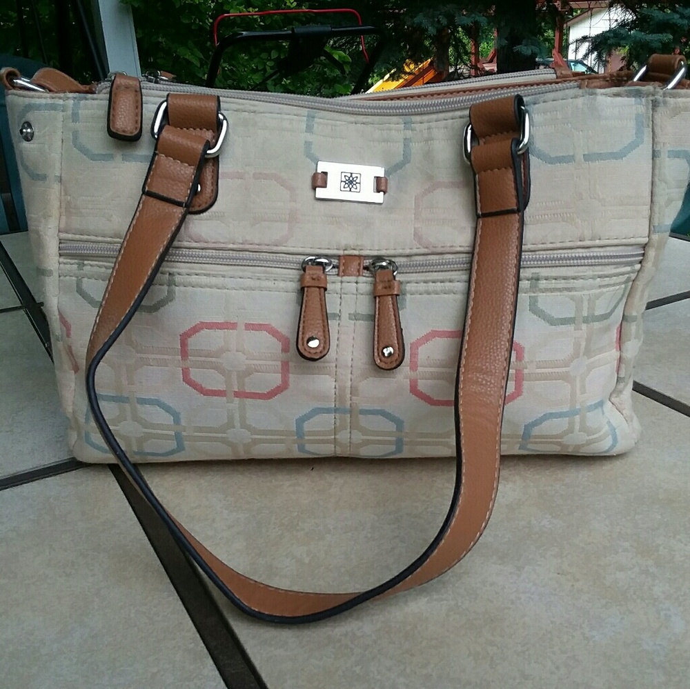 George - Women's Jacquard Satchel Handbag